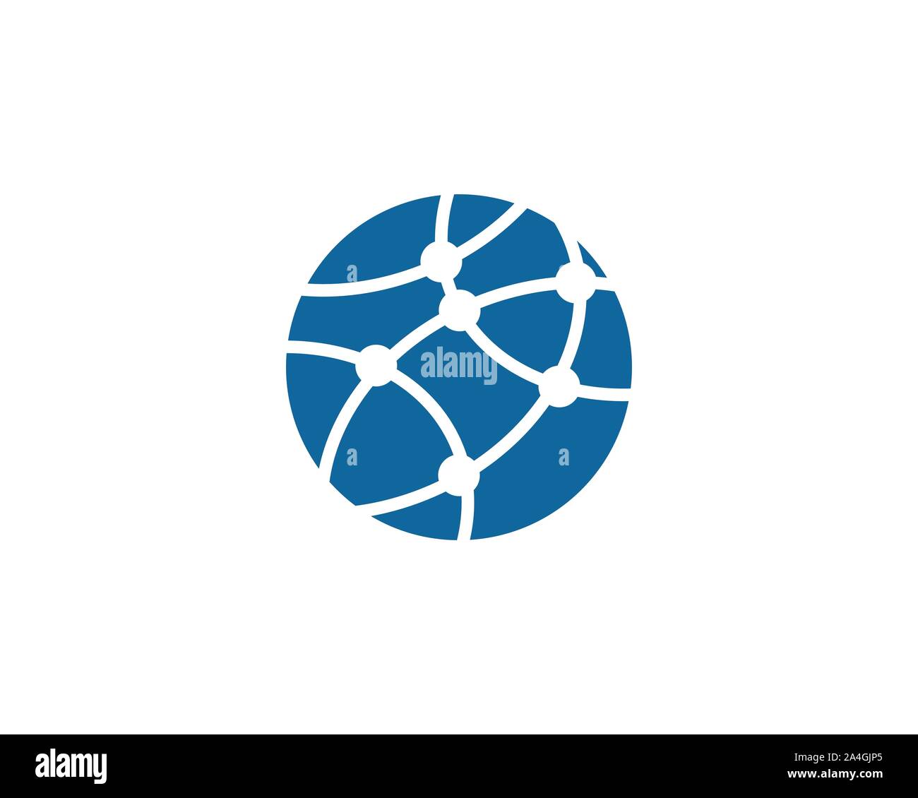 Global technology icon social network illustration design Stock Vector