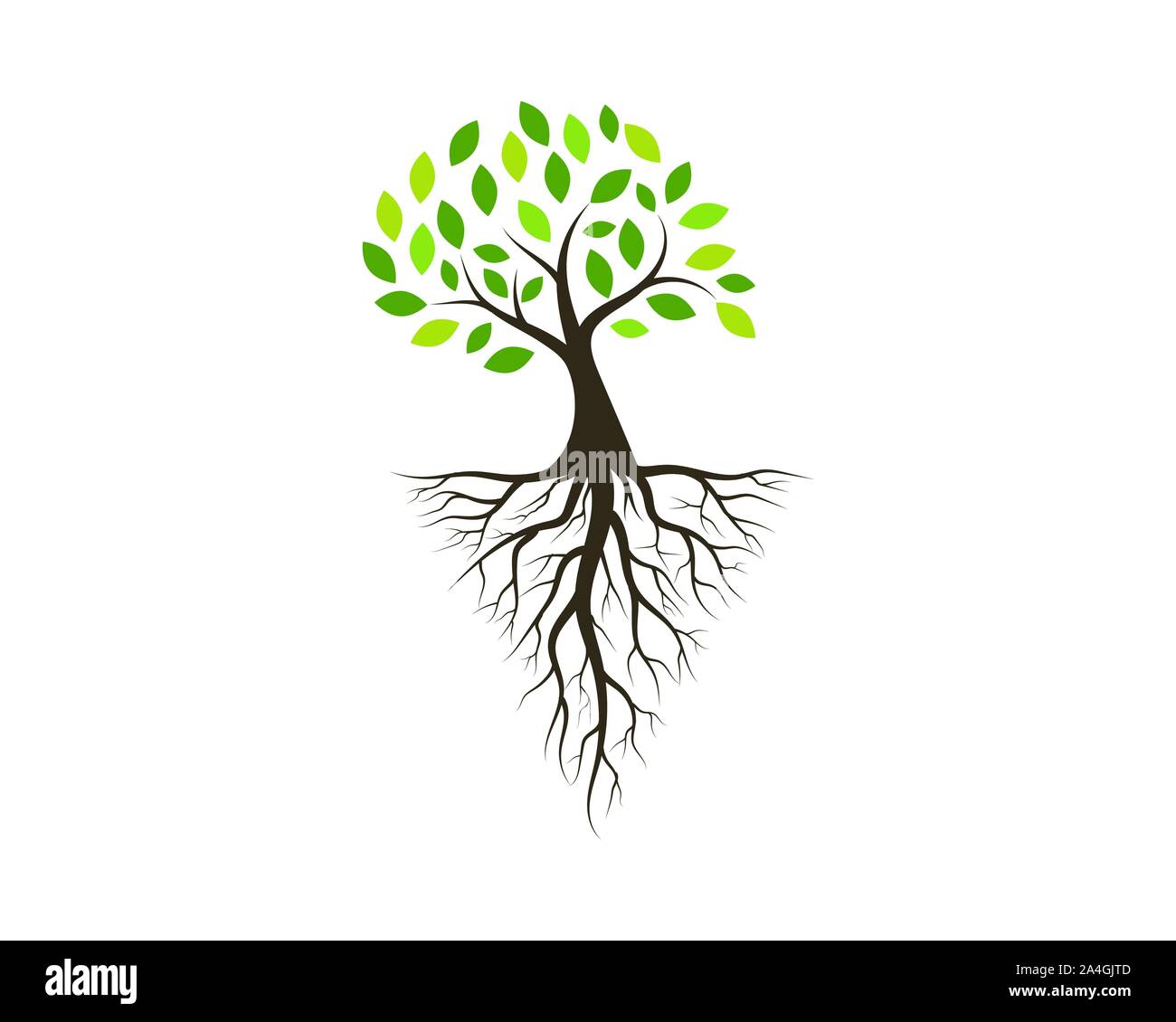 Tree icon logo template vector illustration design Stock Vector Image ...