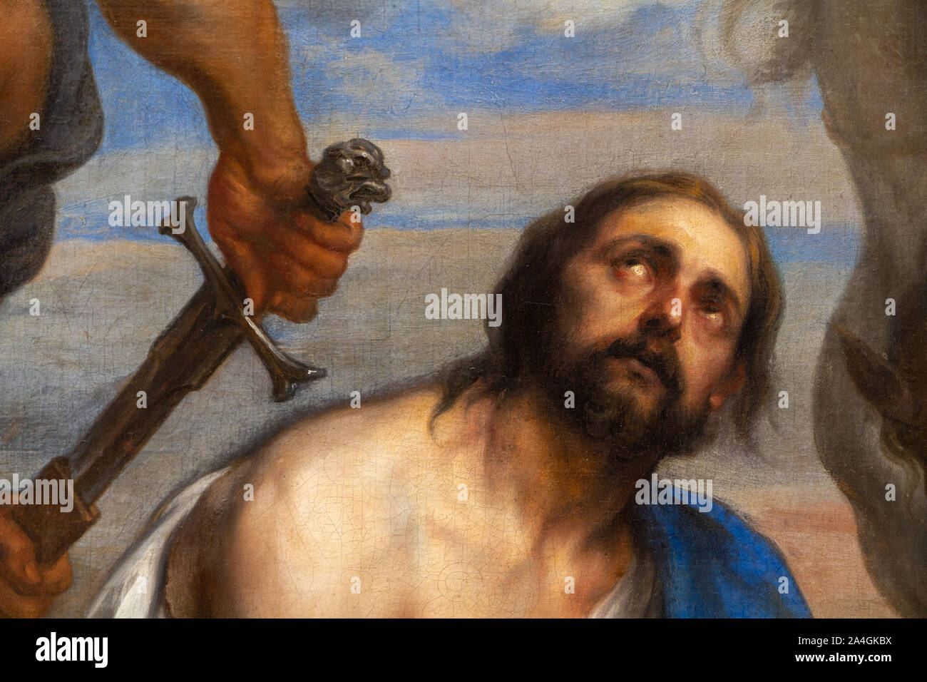 'Martyrdom of Saint James' by Johann Boeckhorst (1650-1660). Valenciennes, Musée des Beaux-Arts. Stock Photo