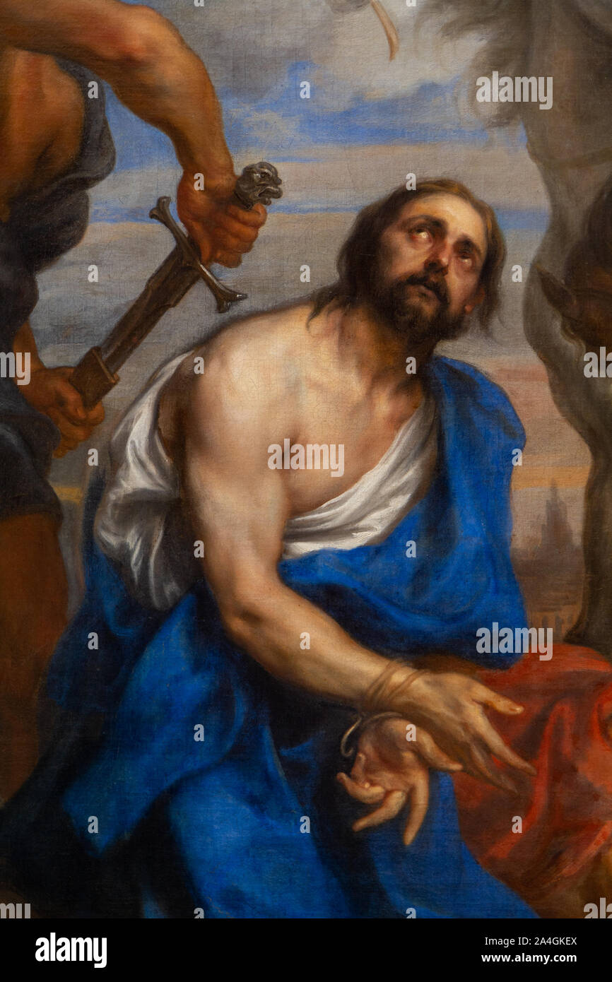 'Martyrdom of Saint James' by Johann Boeckhorst (1650-1660). Valenciennes, Musée des Beaux-Arts. Stock Photo