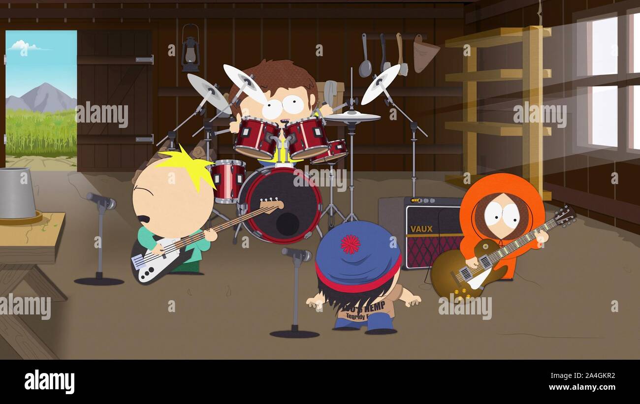 SOUTH PARK, from left Butters Stotch (voice Matt Stone), Jimmy Valmer
