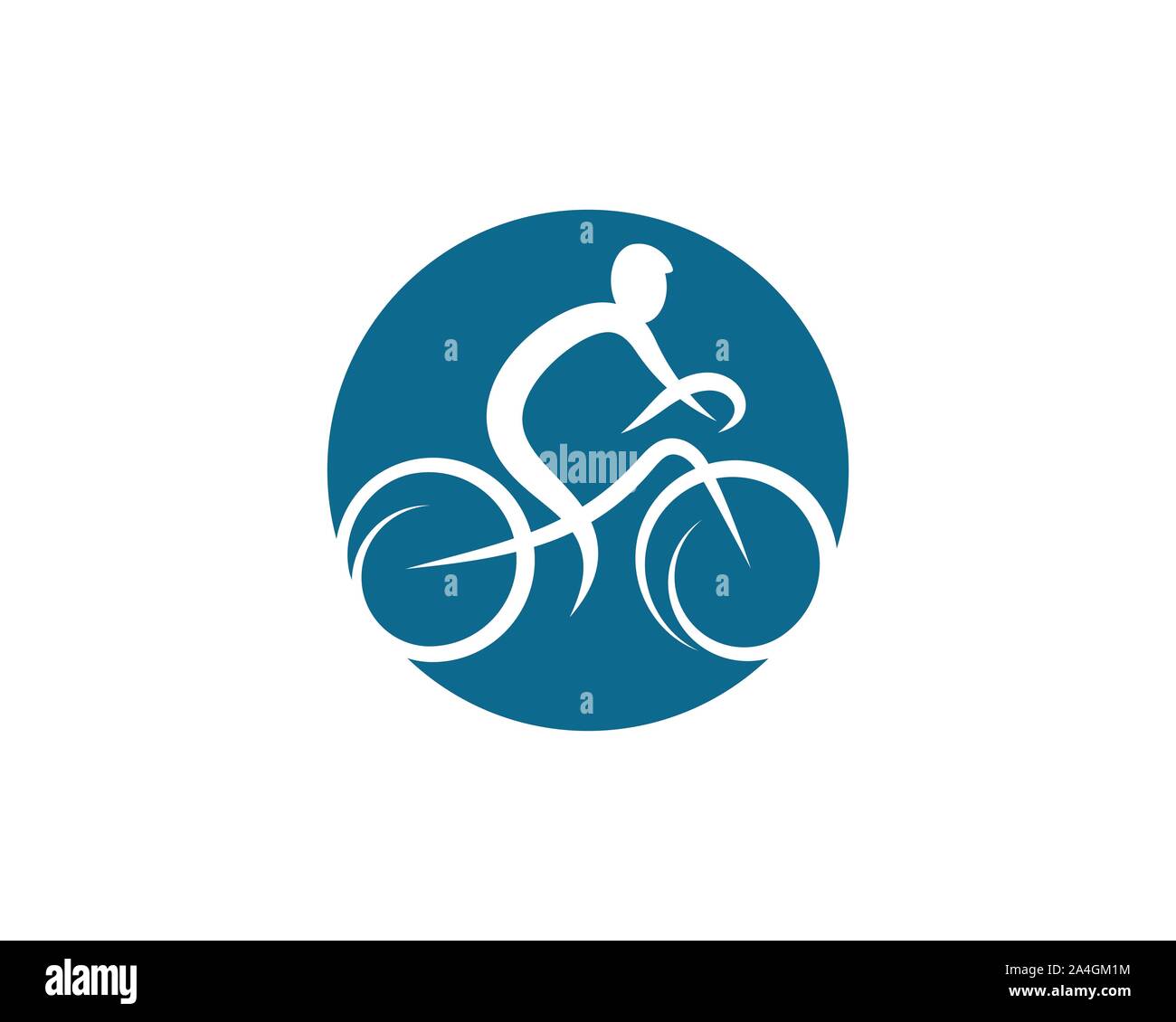 Bike logo icon design template vector illustration Stock Vector Image