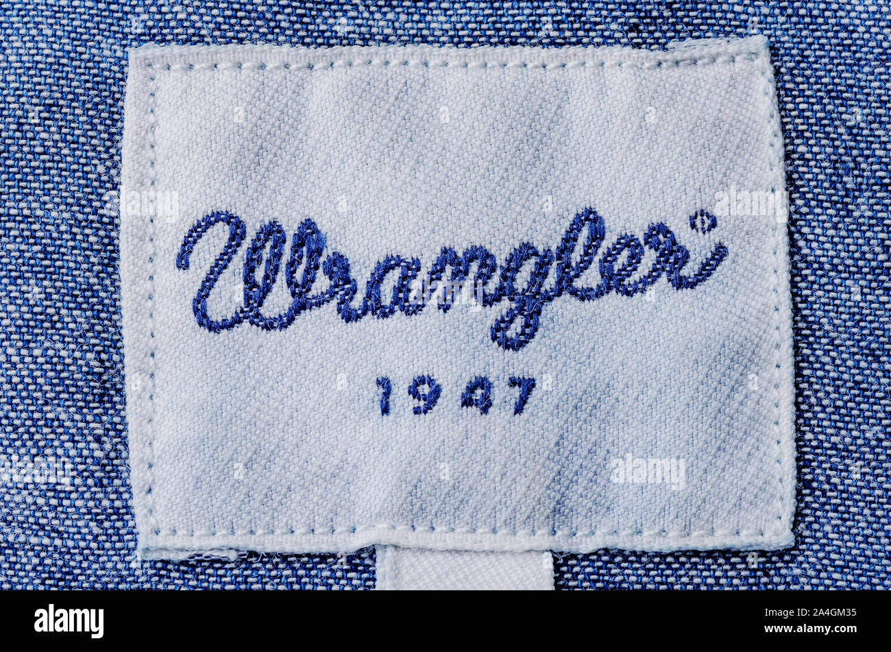 Wrangler jeans button hi-res stock photography and images - Alamy