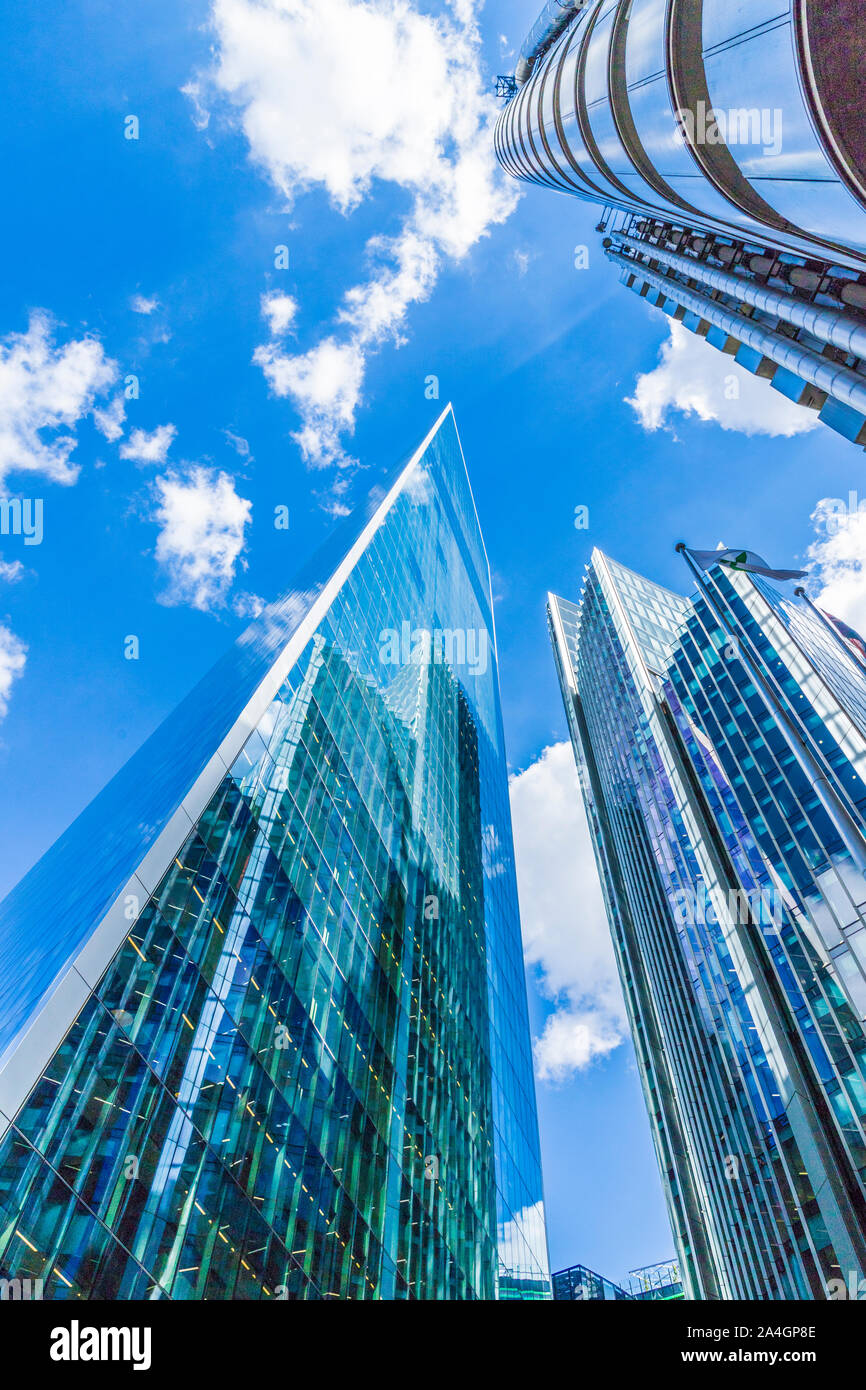 The City of London in London Stock Photo