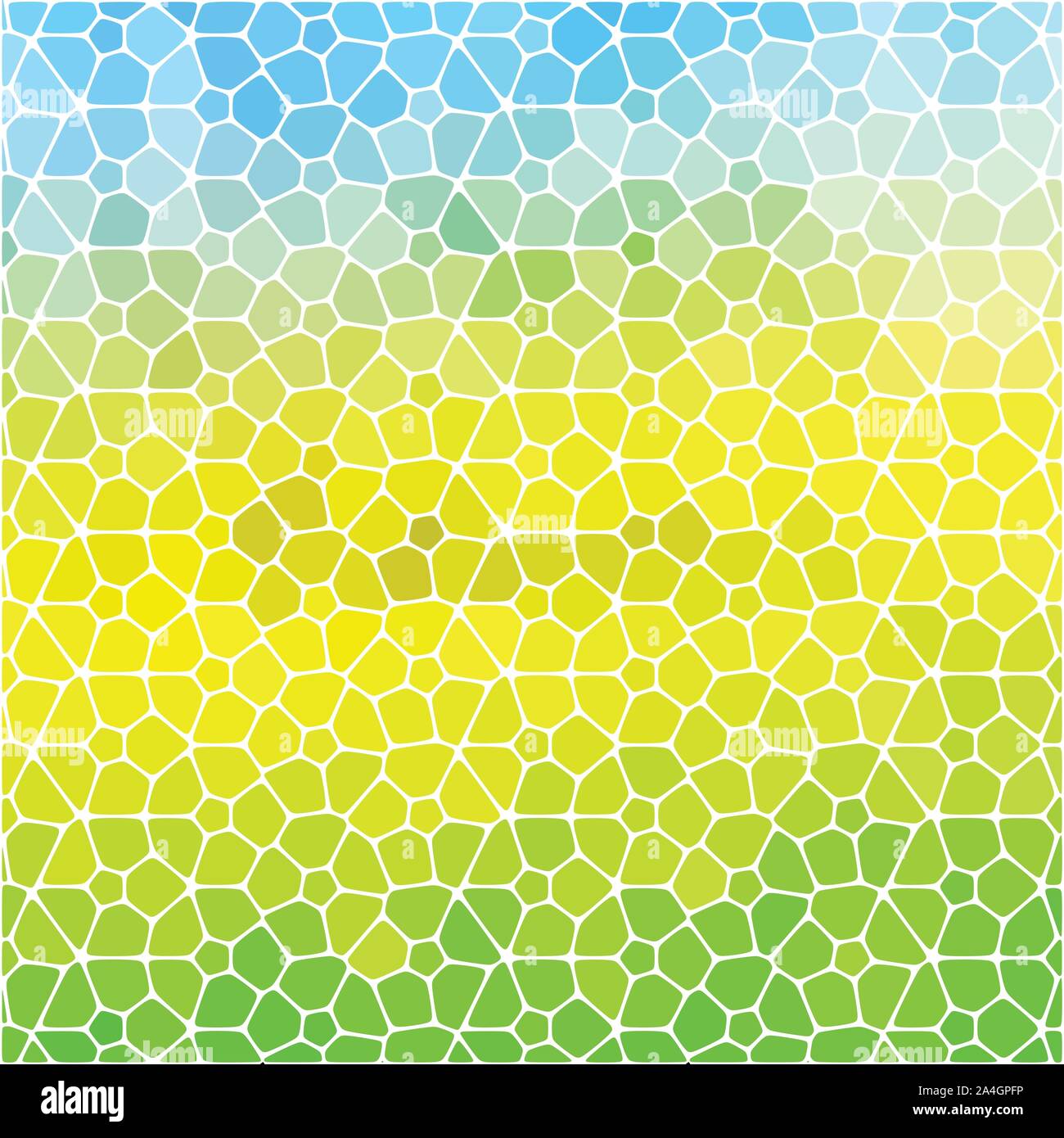 colored background. pebbles yellow blue green Stock Vector