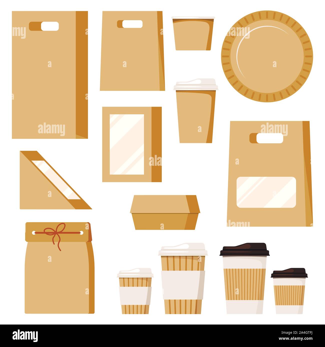 Sandwich packet plate Stock Vector Images Alamy