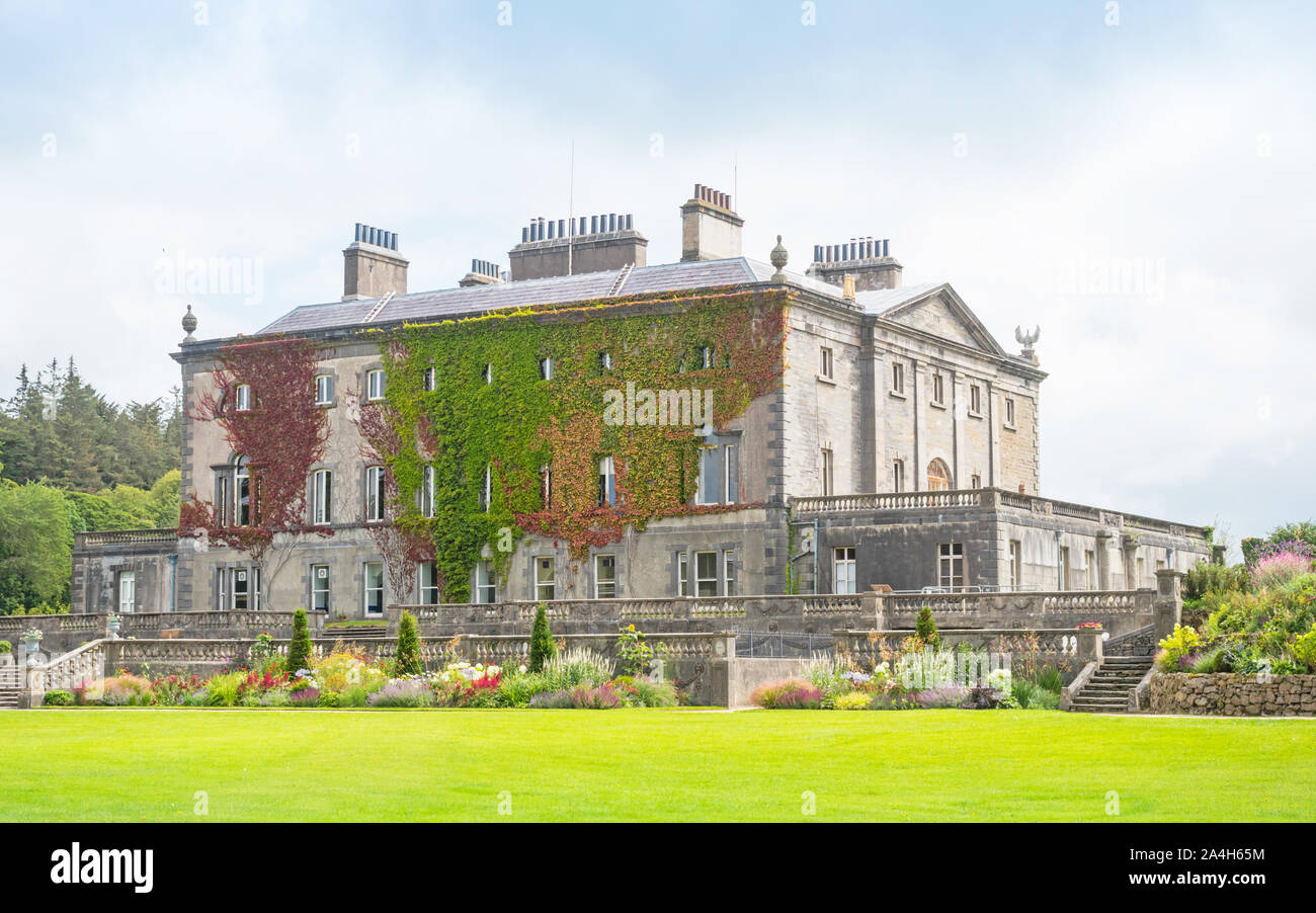 WESTPORT, IRELAND - AUGUST 7, 2019: Westport House in Westport, County Mayo, Ireland, is a well known Irish tourist attraction. Stock Photo