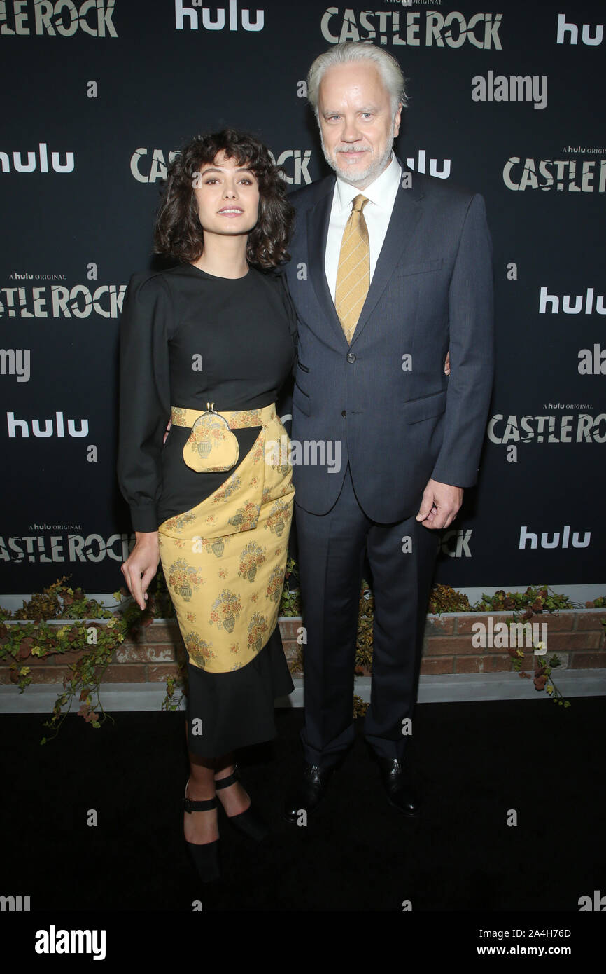 West Hollywood, Ca. 14th Oct, 2019. Gratiela Brancusi and Tim Robbins ...