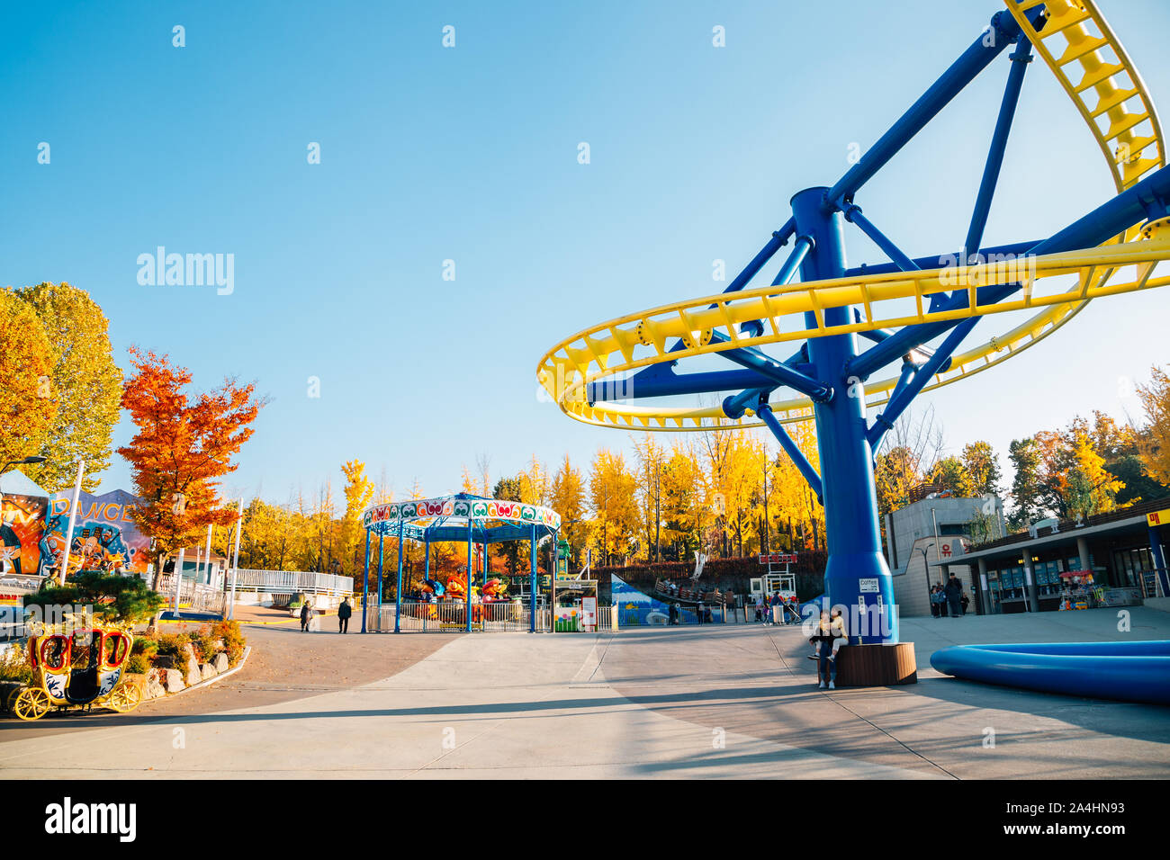 Seoul, Korea - November 2, 2018 : Children's Grand Park amusement park ...