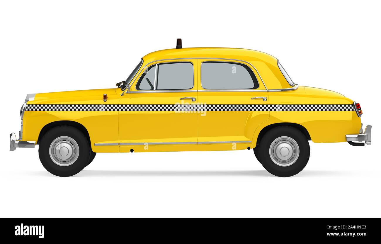 2 pièces Vintage Metalwork Taxi Car & Modèle de voiture de police 