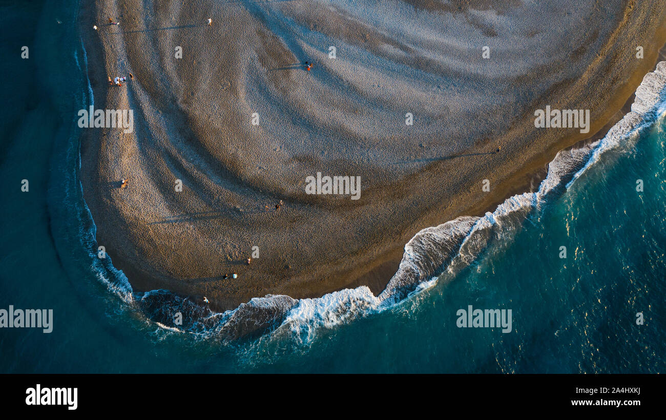 Greek beach drone view hi-res stock photography and images - Alamy