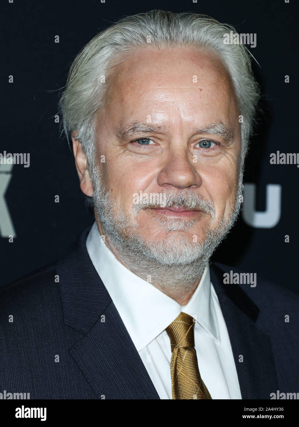 WEST HOLLYWOOD, LOS ANGELES, CALIFORNIA, USA - OCTOBER 14: Actor Tim Robbins  arrives at the Los Angeles Premiere Of Hulu's 'Castle Rock' Season 2 held  at AMC Sunset 5 on October 14,