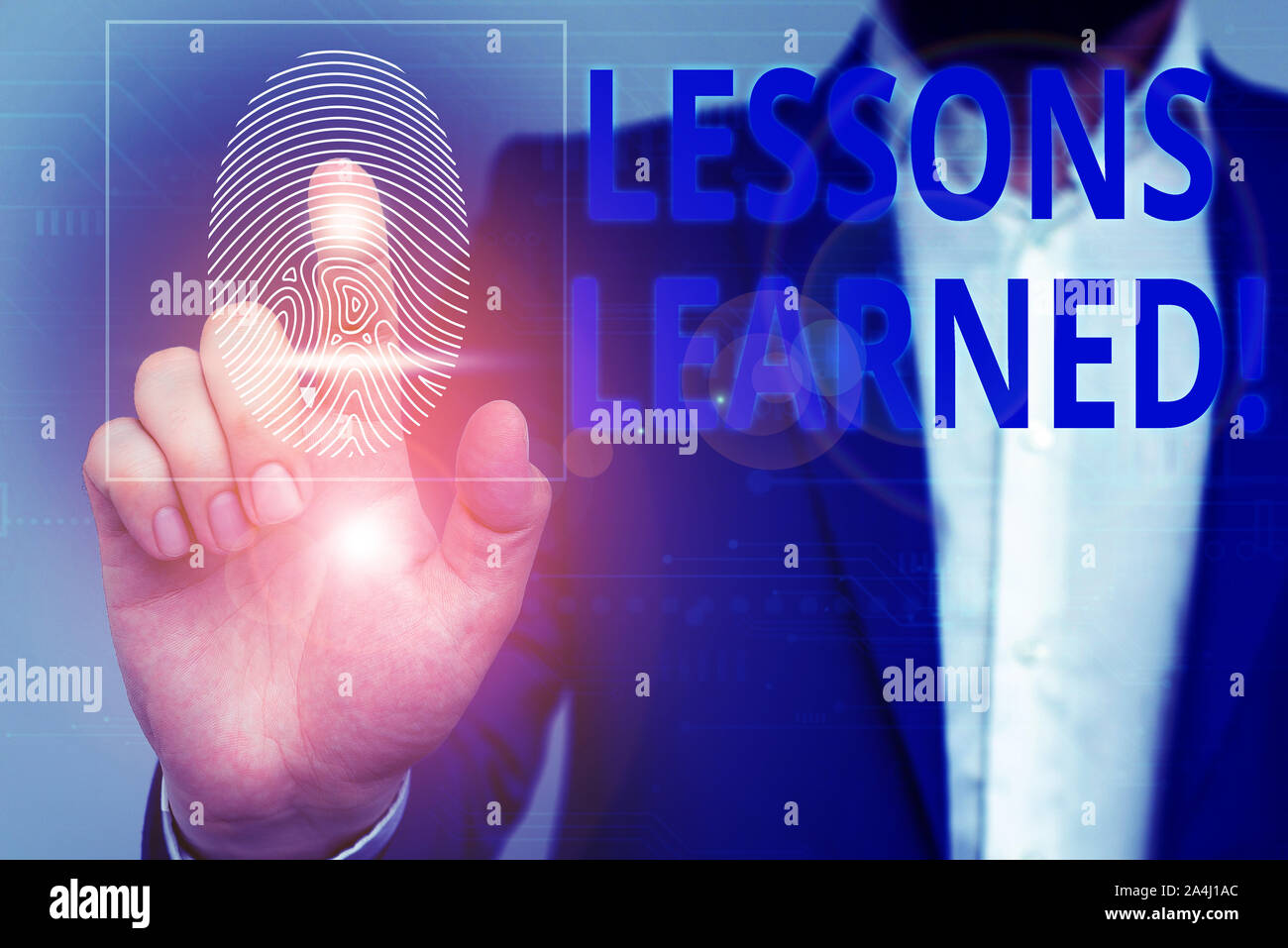 Text sign showing Lessons Learned. Business photo showcasing ...