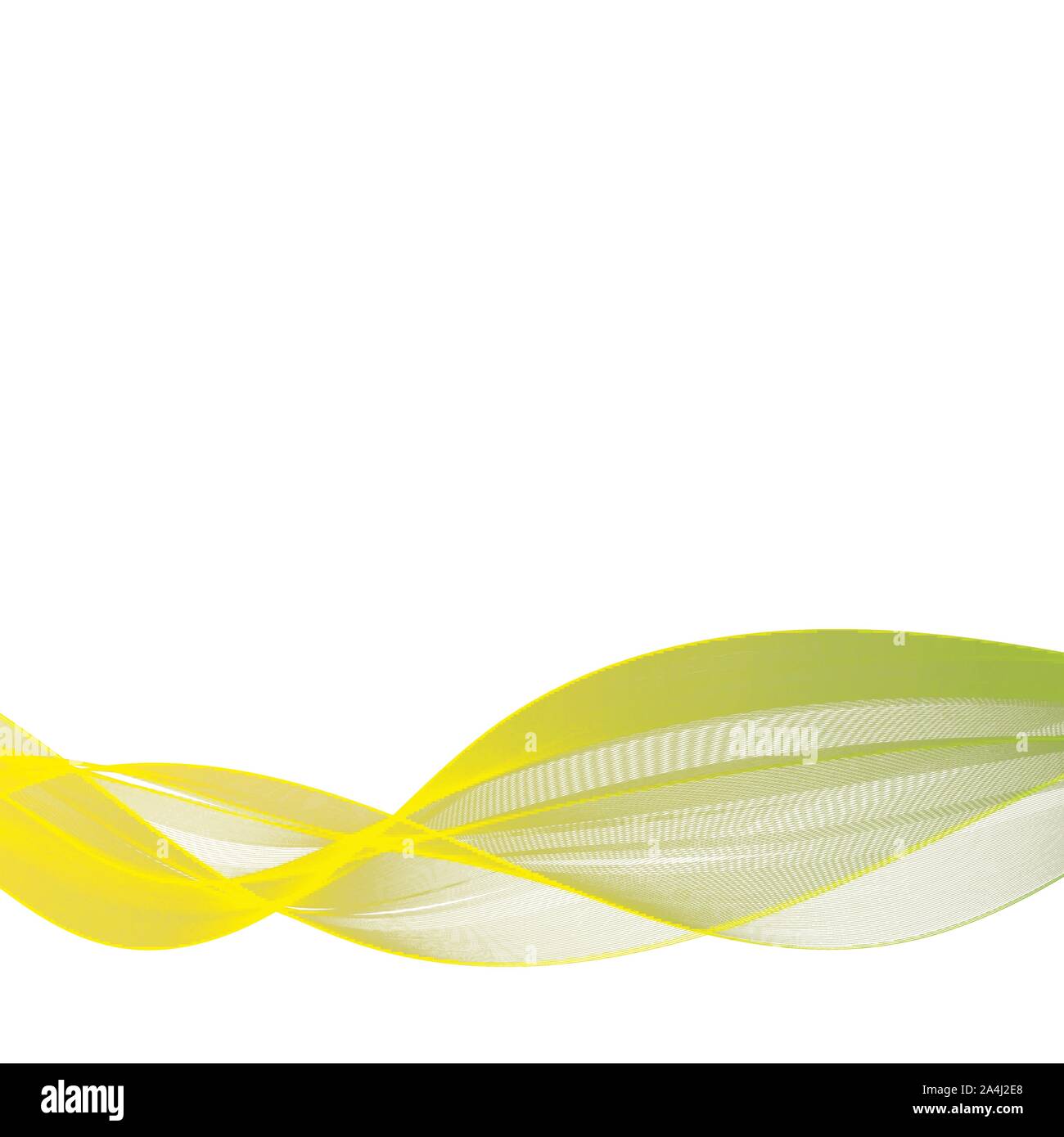 yellow green wave. abstract vector illustration Stock Vector Image