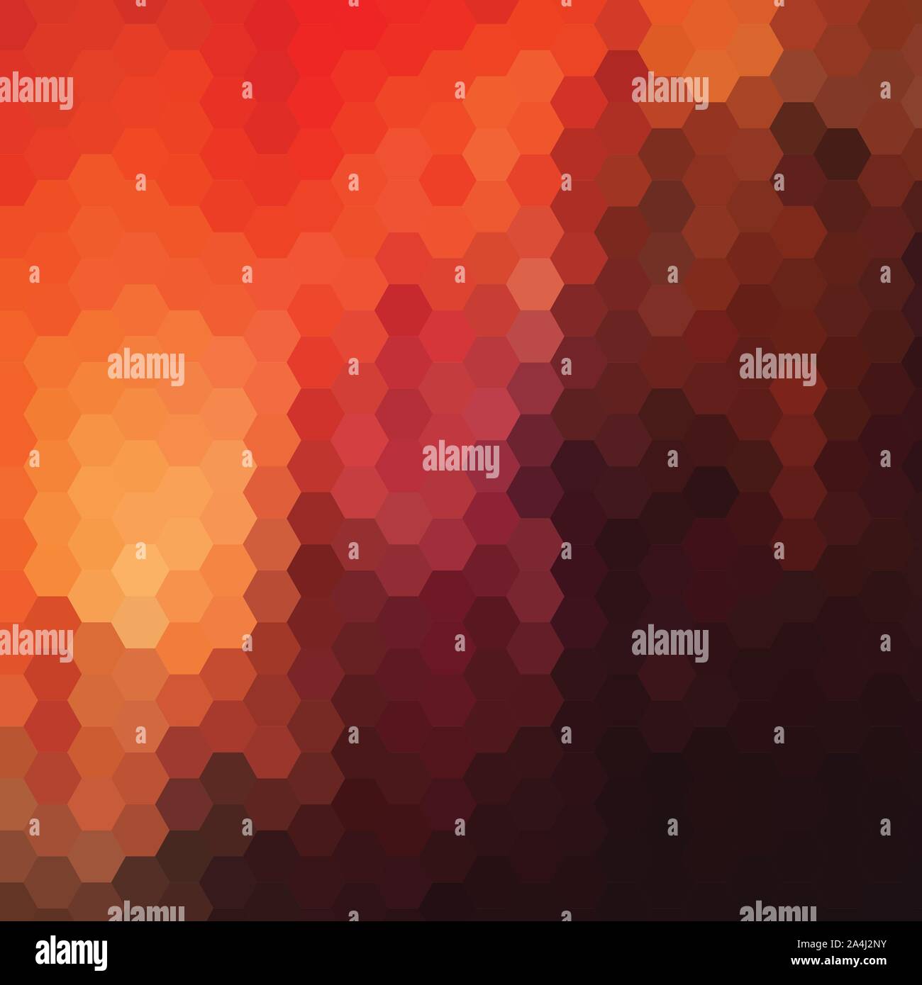 red brown hexagons layout for advertising Stock Vector Image & Art - Alamy