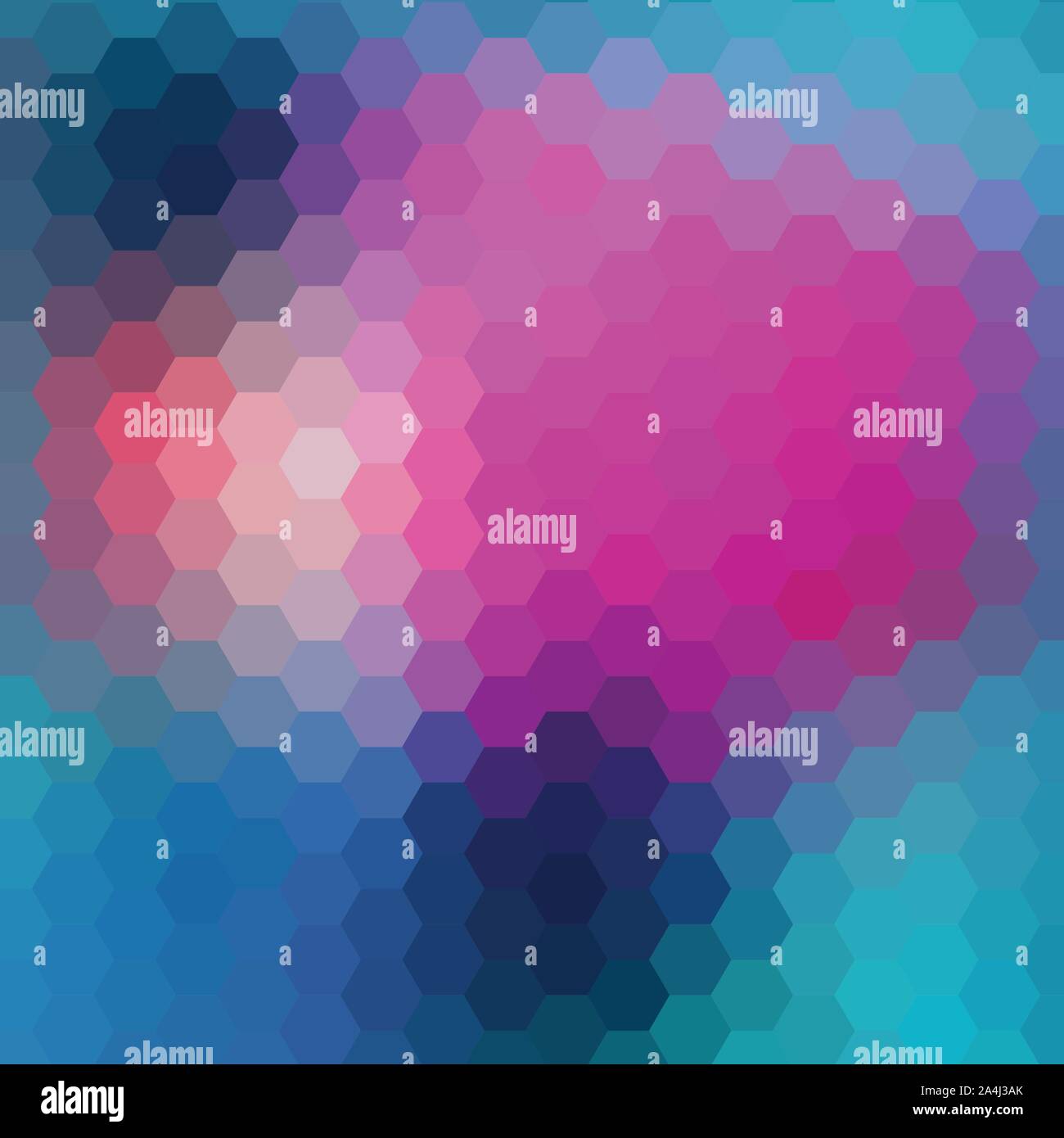 Pink blue abstract hexagons. layout for advertising. modern presentation template Stock Vector