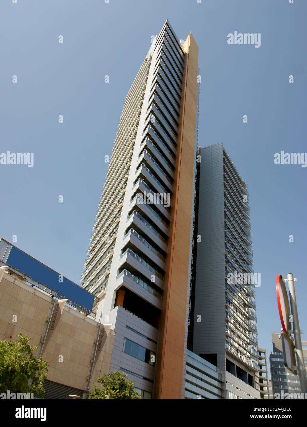 modern High rise apartment building Stock Photo
