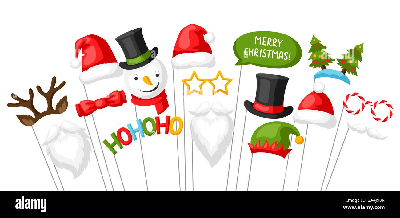 Free christmas 2024 photo booth props