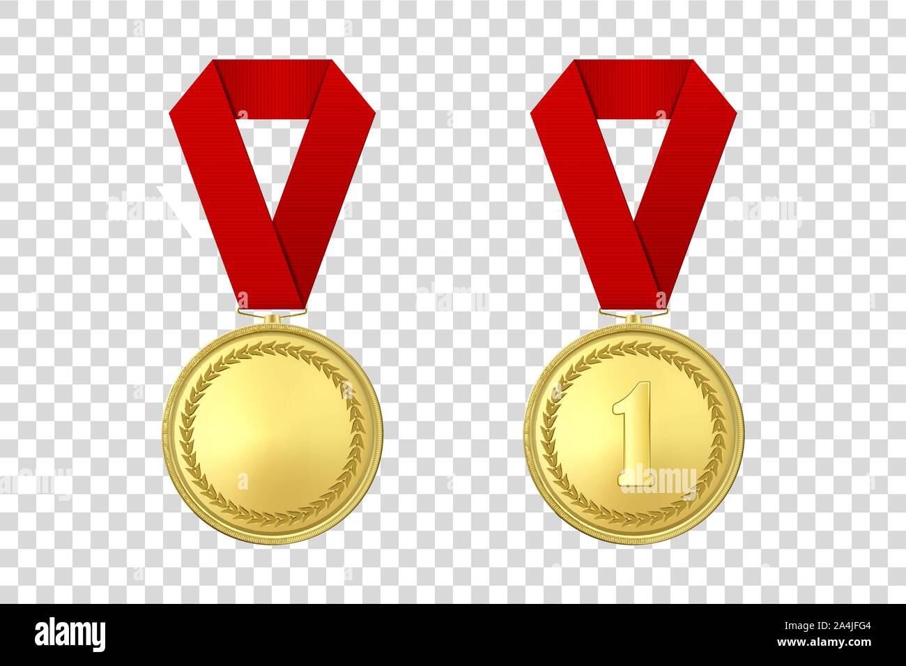 Download Vector 3d Realistic Gold Award Medal Icon Set With Color Ribbon Closeup Isolated On Transparent Background Design Template Mockup Blank And The Stock Vector Image Art Alamy