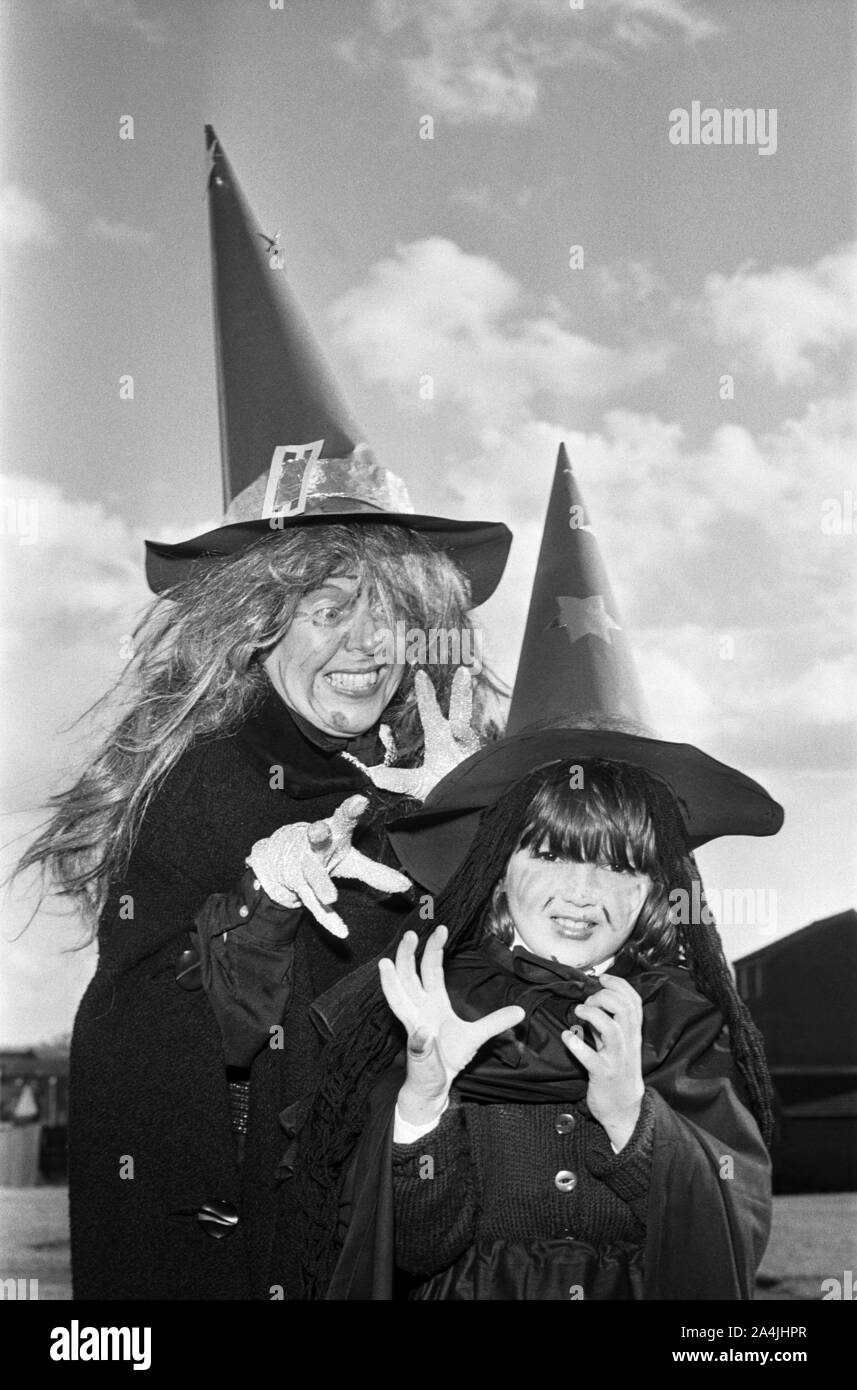 Halloween in Redditch30th October 1979 Stock Photo