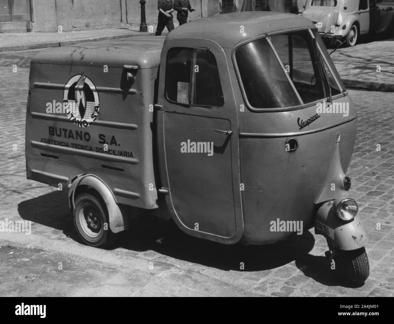 1962 Vespacar 3 wheel van. Stock Photo