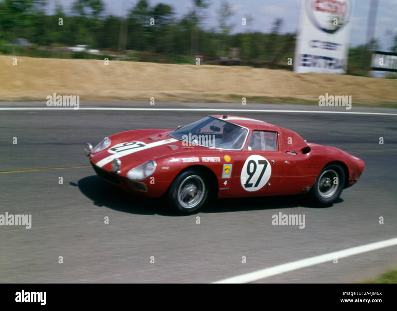 Ferrari 275LM, Spoerry - Boller, 1965 Le Mans. Stock Photo