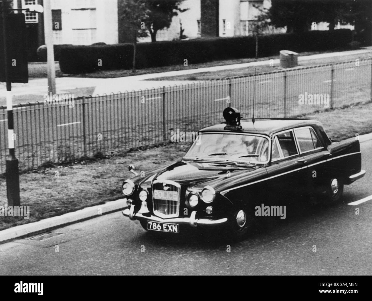 1962 Wolseley 6-110 Police car. Stock Photo