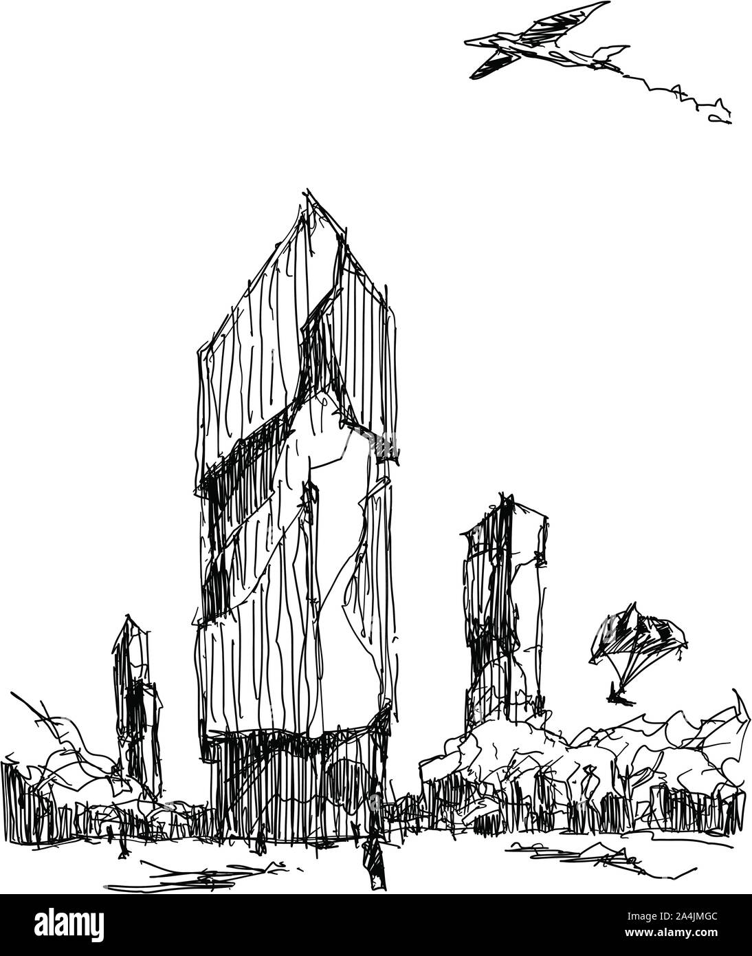 Tall building Cut Out Stock Images & Pictures - Alamy