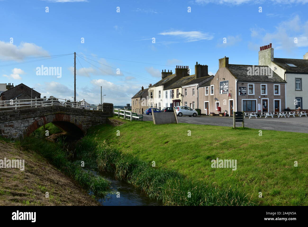 Allonby village, Cumbria 2 Stock Photo Alamy