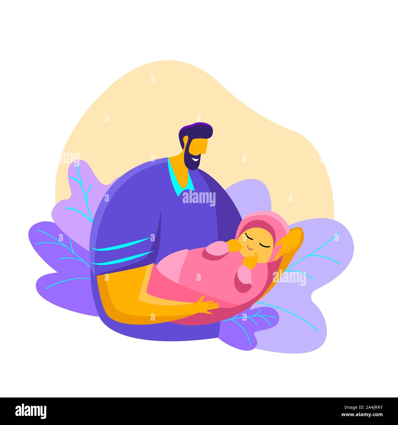 baby fathers day art