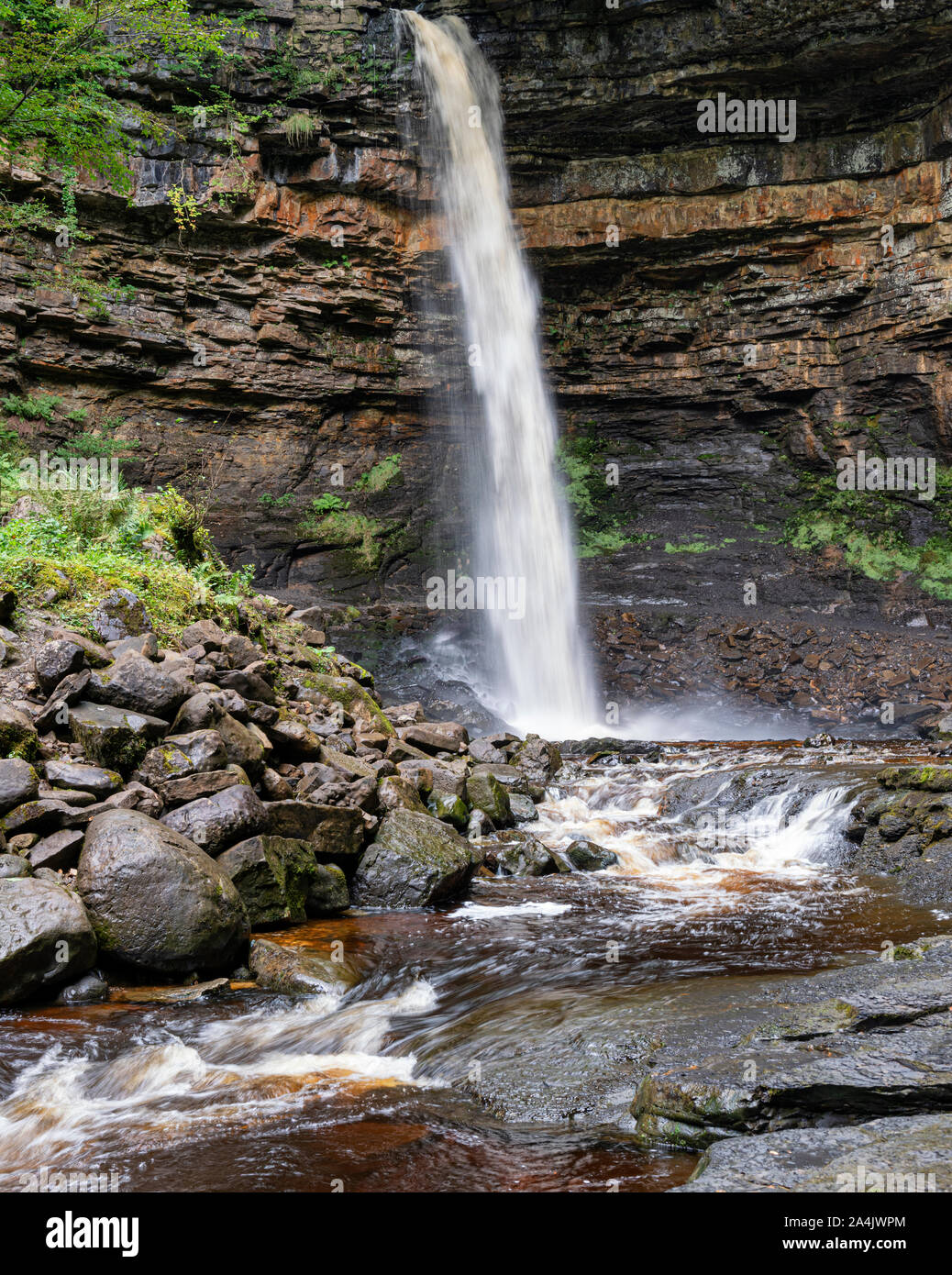 Hardraw Force in the Yorkshire Dales Stock Photo