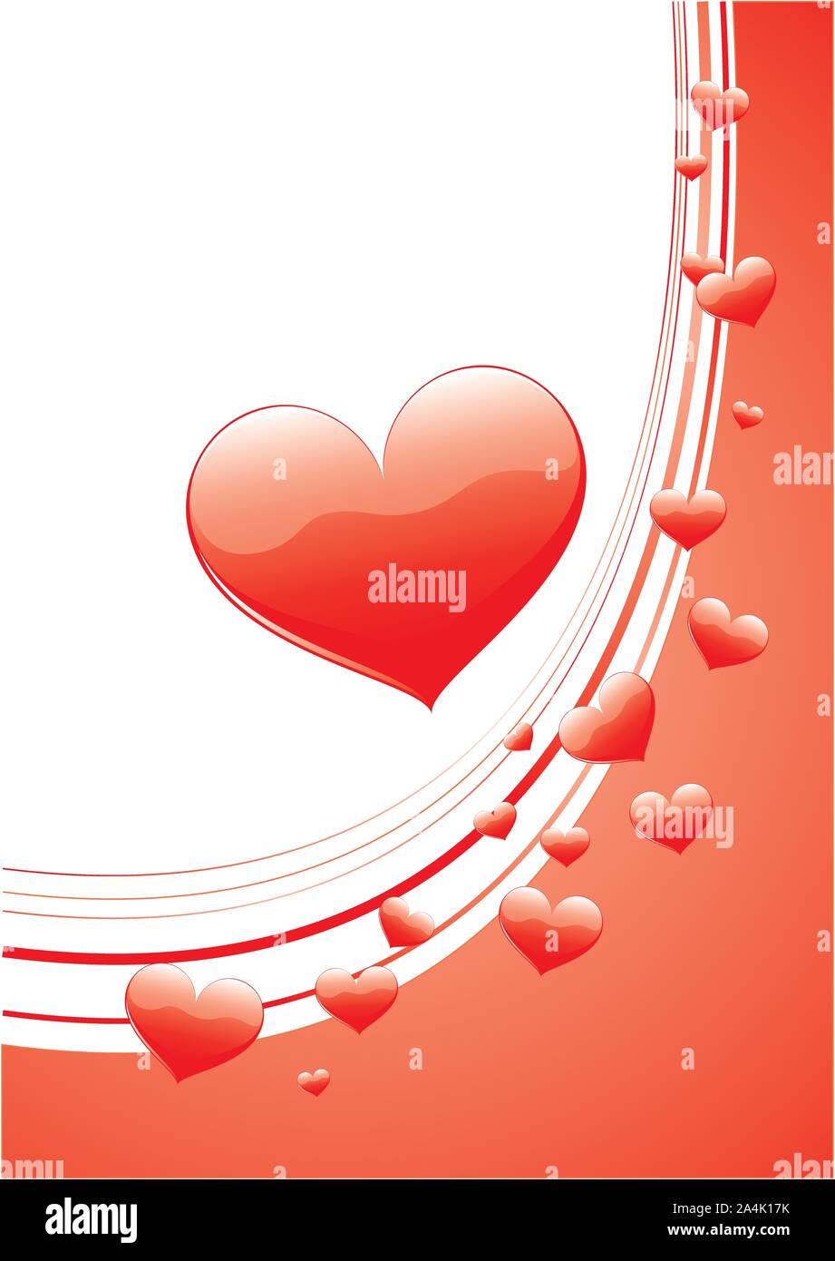 Valentine's Day card Stock Vector Image & Art - Alamy