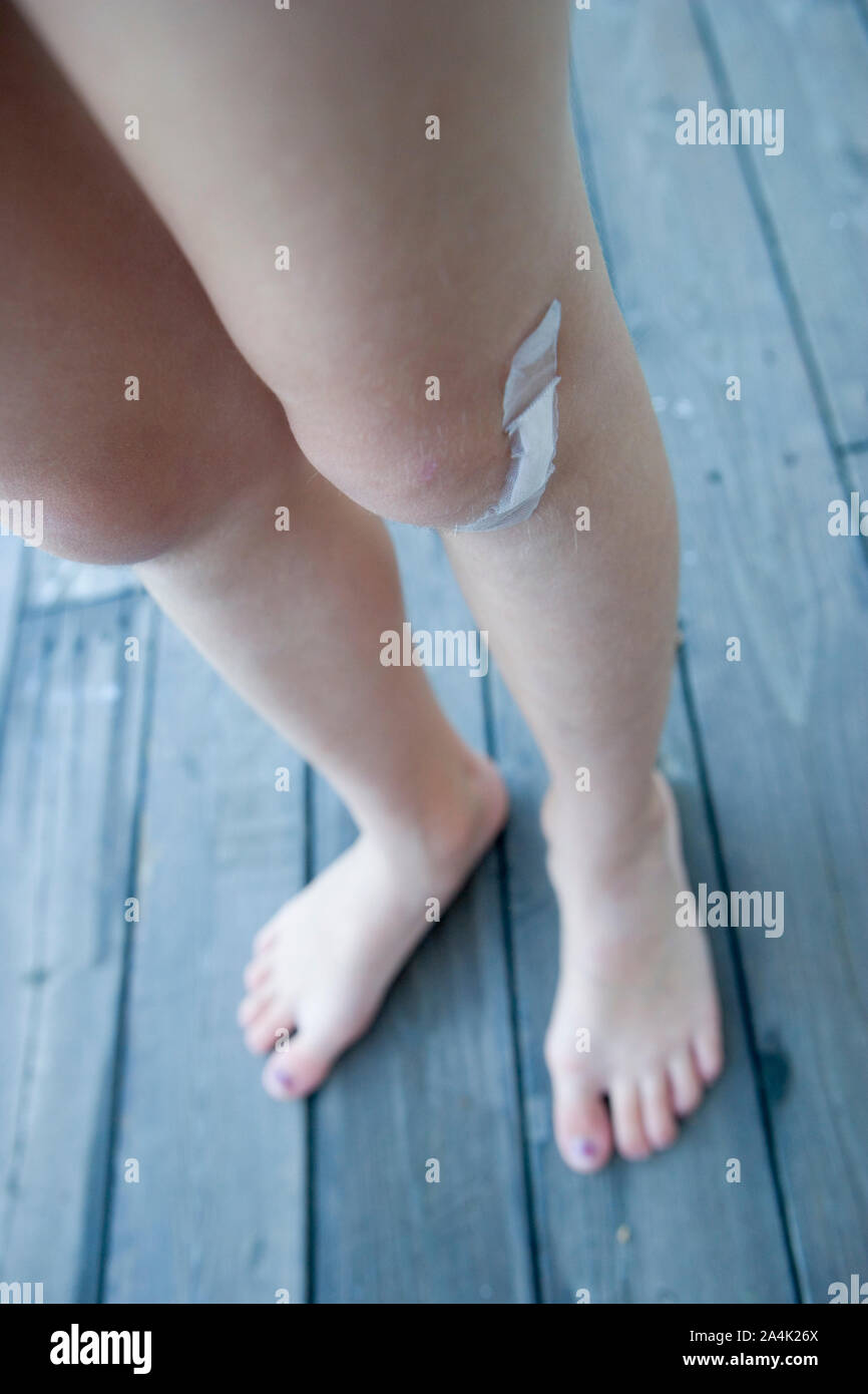 Girl's legs Stock Photo
