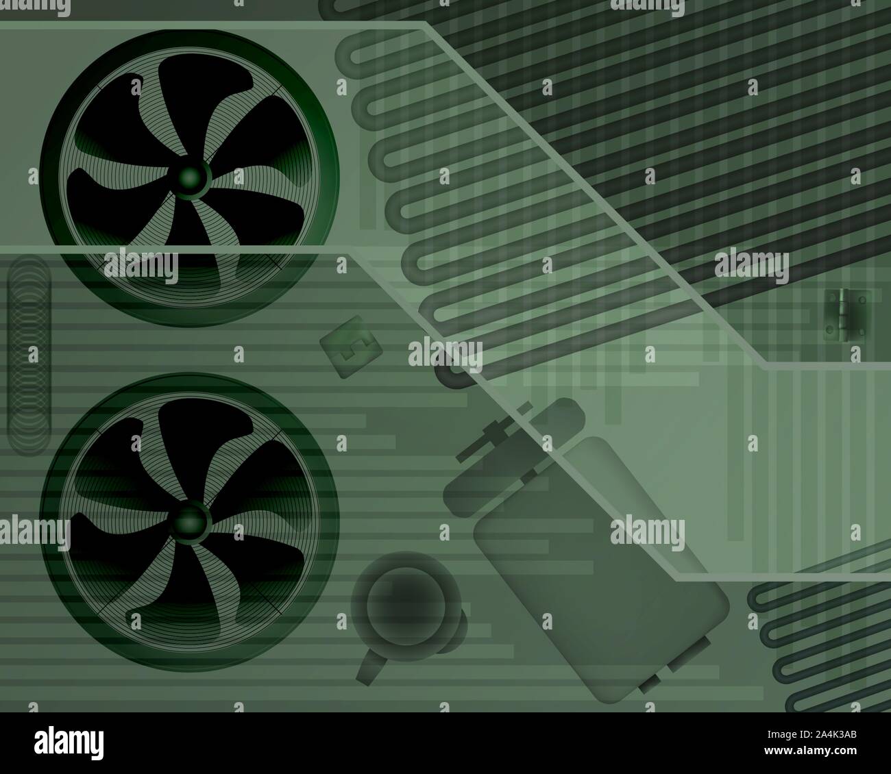 Futuristic abstract background. Vector illustration. Modern pattern Green Stock Vector
