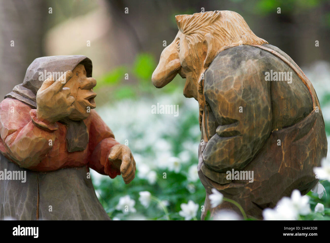 Wooden trolls dolls hi-res stock photography and images - Alamy