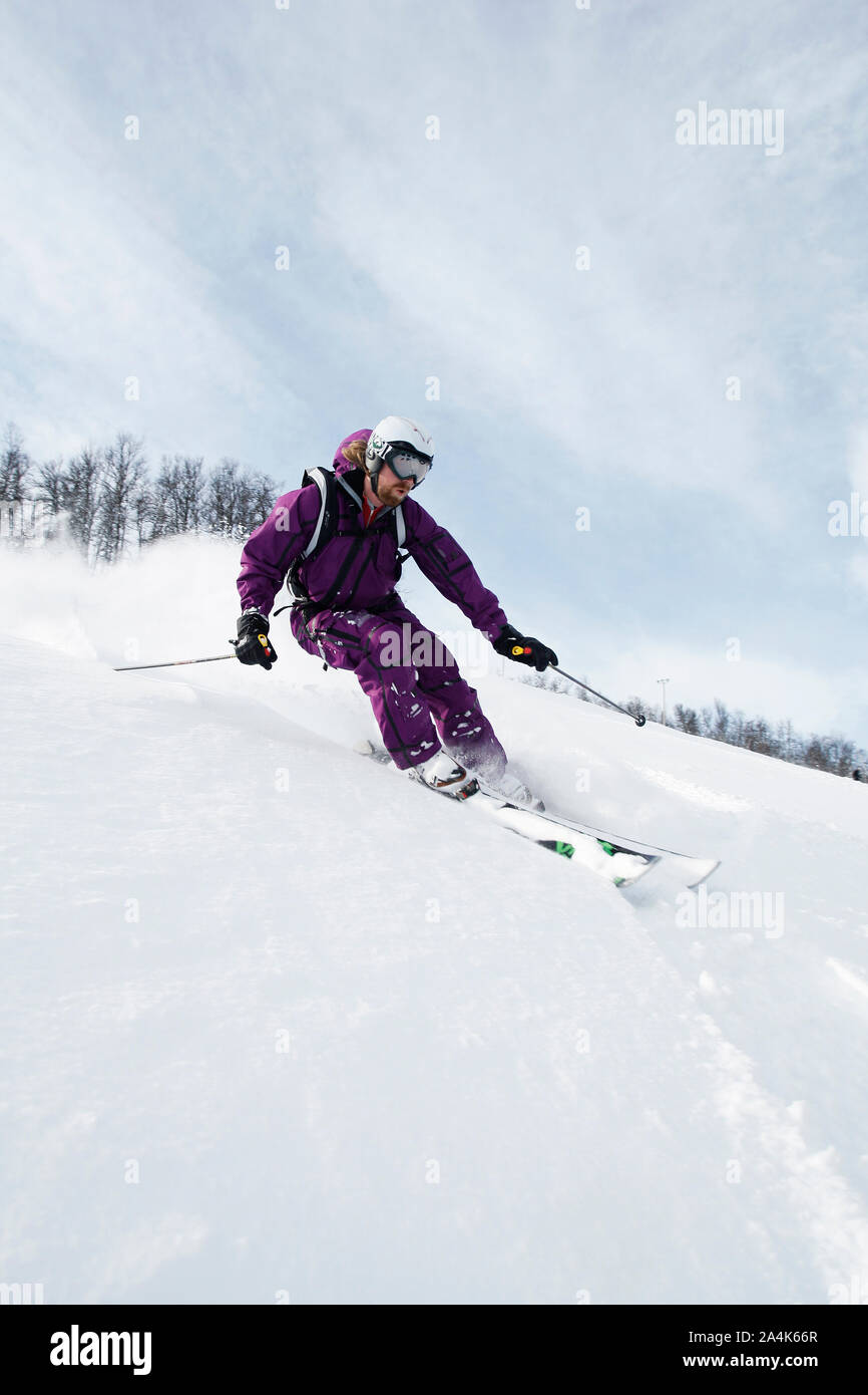 Downhill skiing suit hires stock photography and images Alamy
