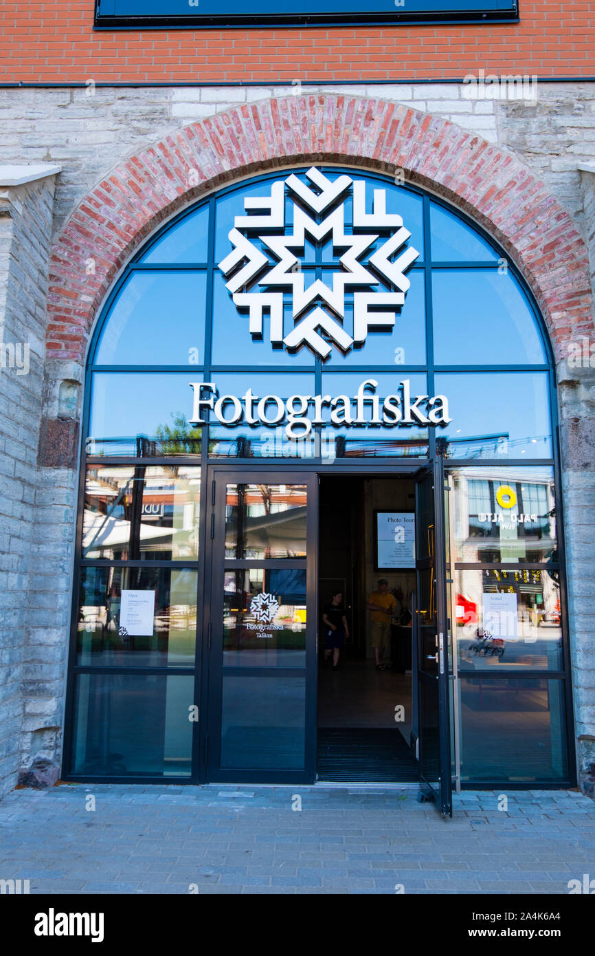 Fotografiska, photography museum and exhibition space, Telliskivi, Tallinn, Estonia Stock Photo