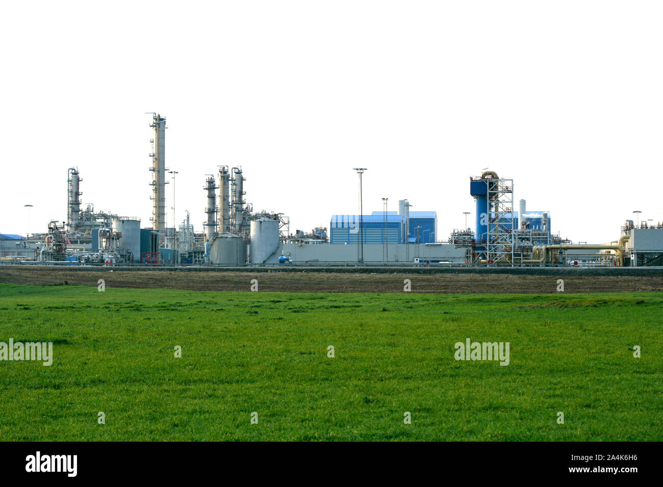 Statoil at Kårstø, Norway Stock Photo