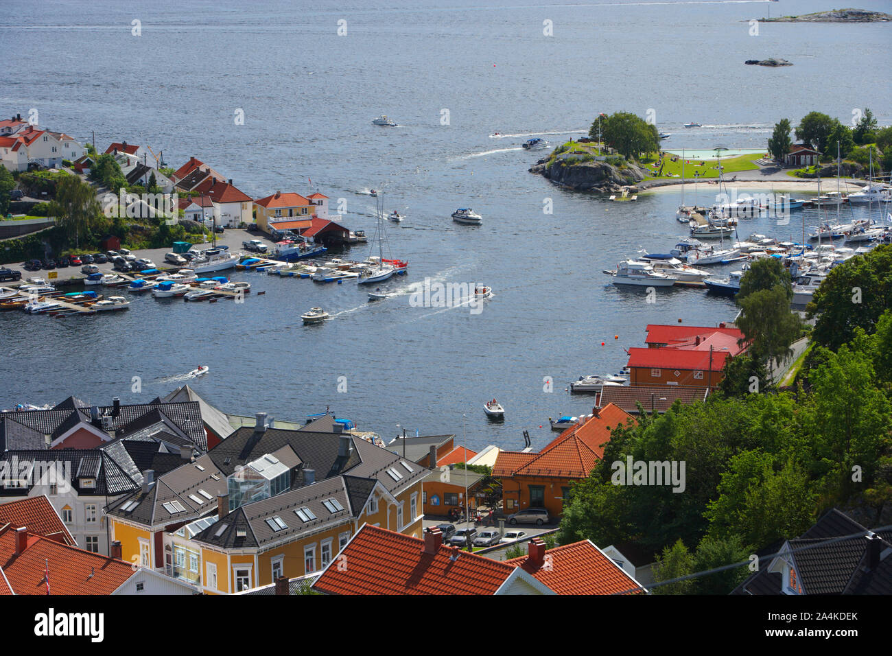 Kragerø in Sørlandet. Stock Photo