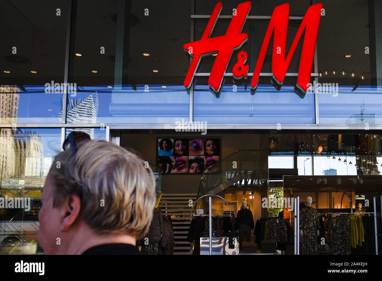 Swedish multinational clothing-retail H&M in Warsaw Stock Photo - Alamy