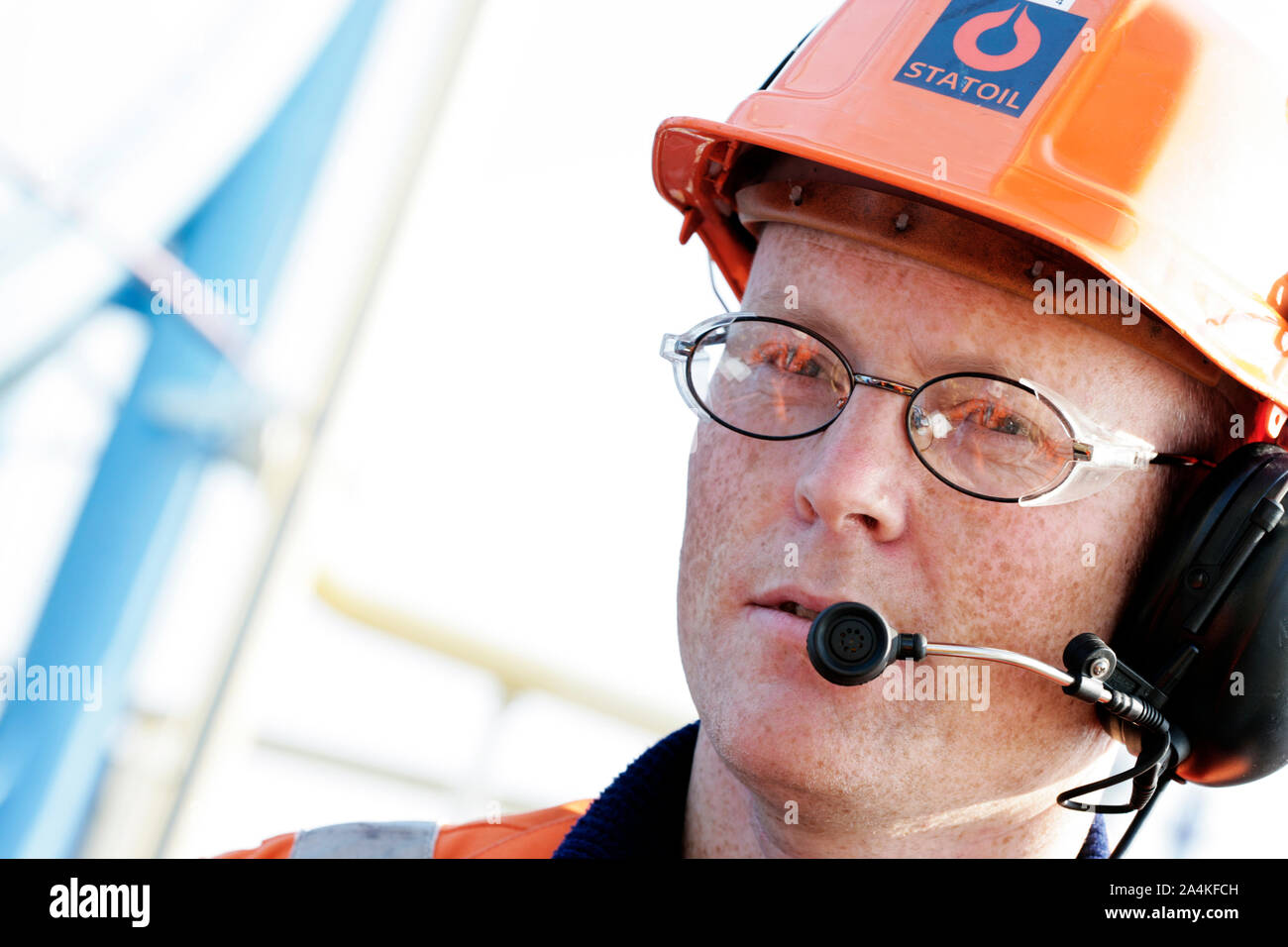 Statoil at Kårstø, Norway. Stock Photo