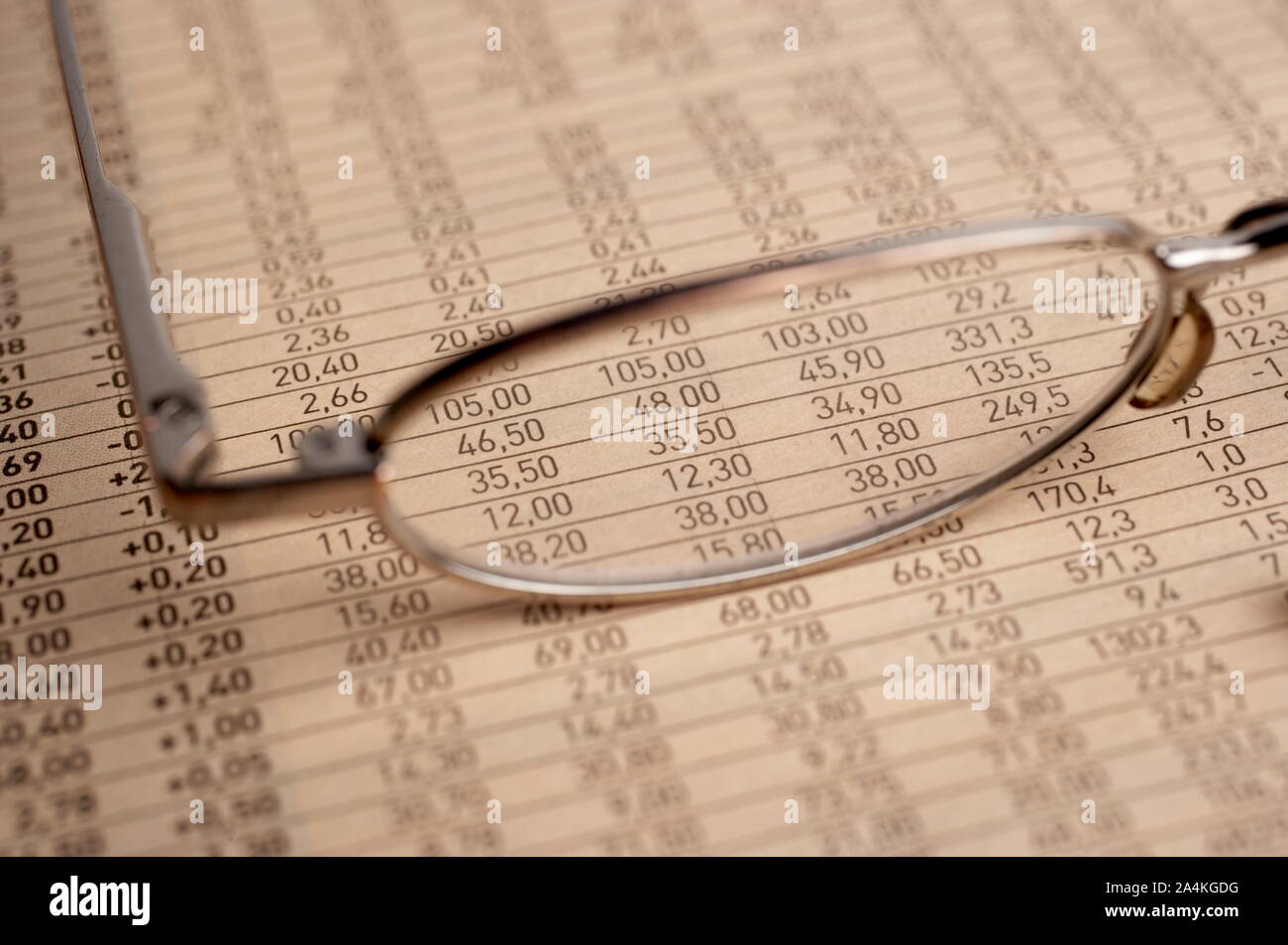 calculations - accountant Stock Photo