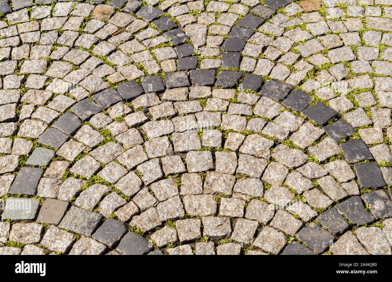 Scaled pavement Old Town Stock Photo