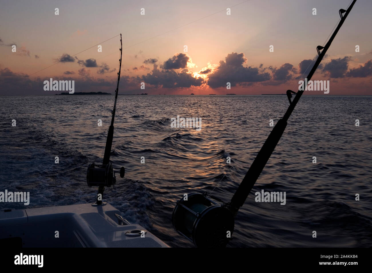 Deep sea fishing in the Maldives Stock Photo - Alamy