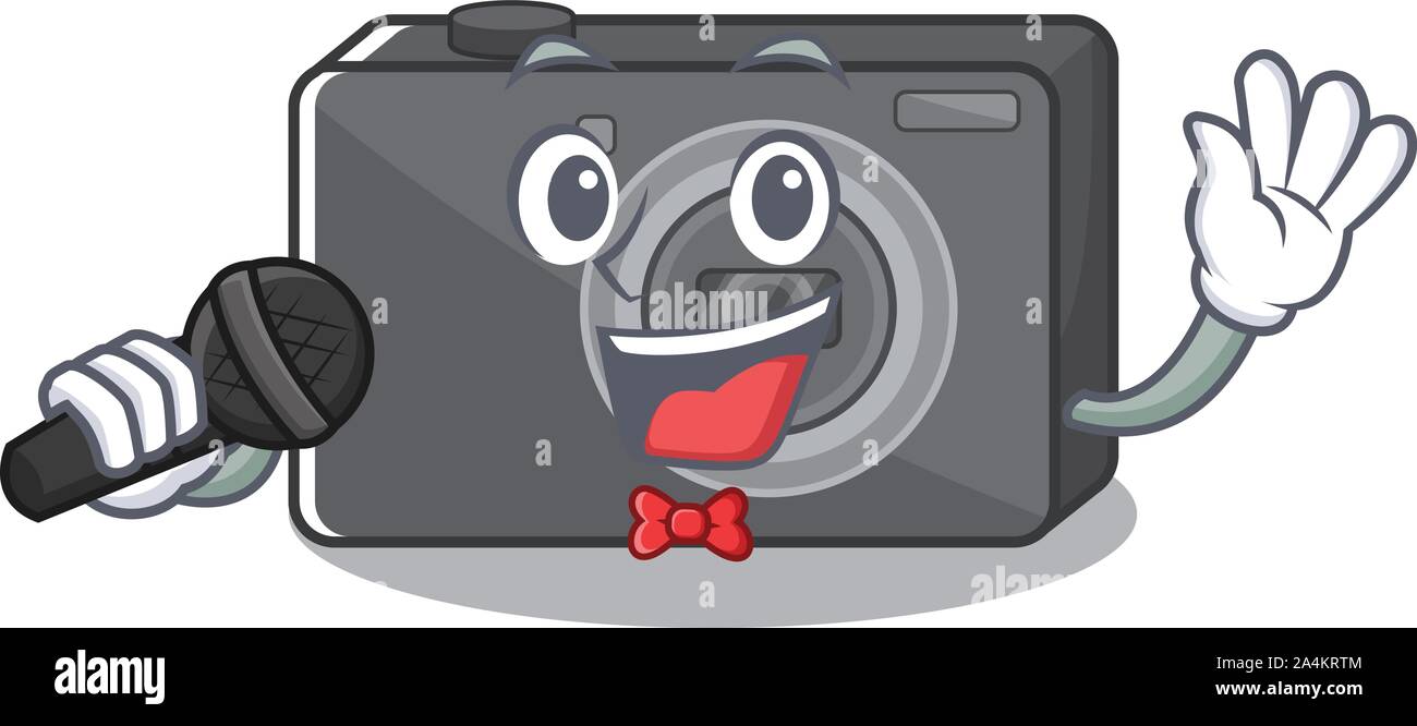 Singing Camera Singing display Stock Vector Images - Alamy