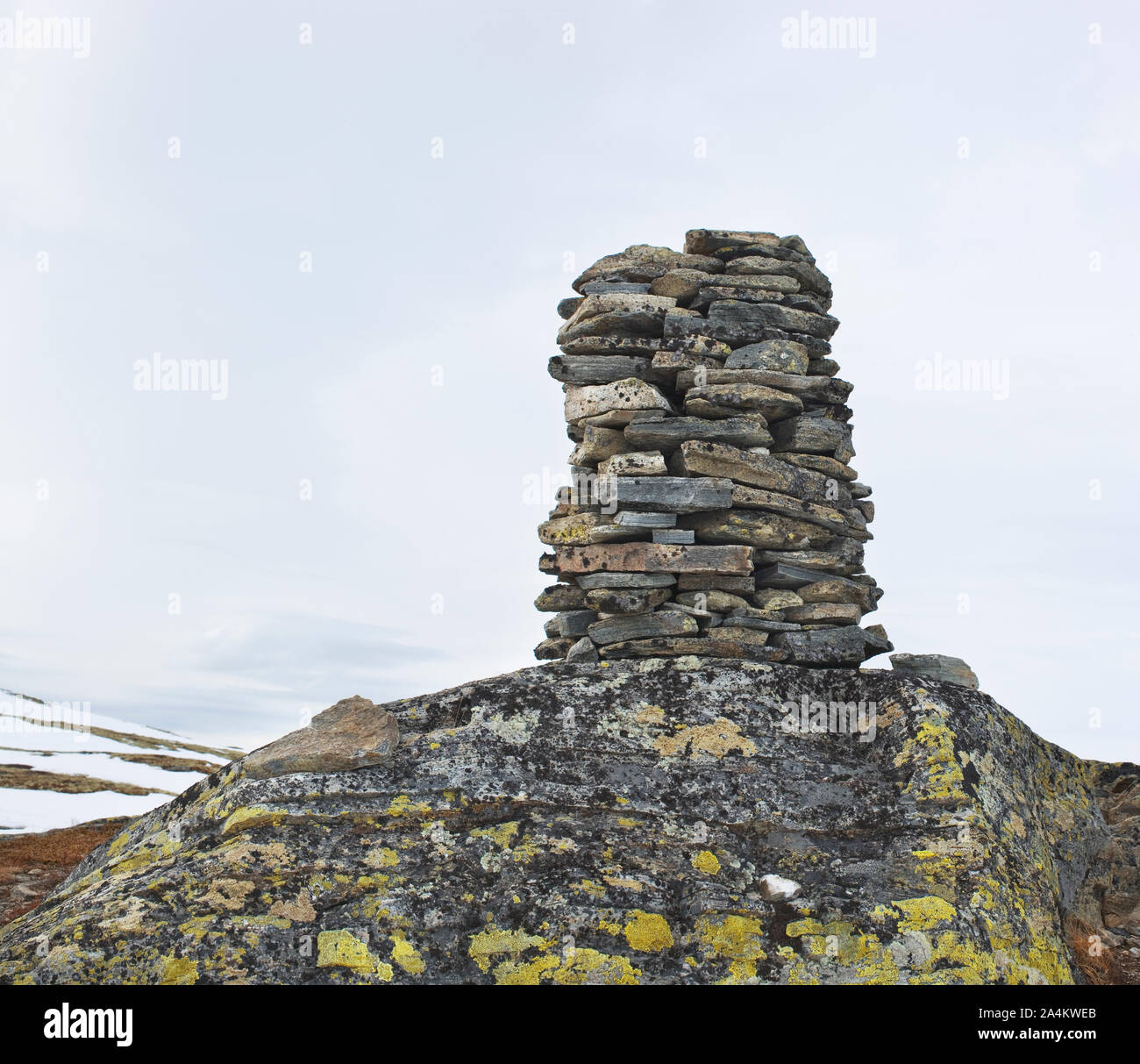 Rock piles / rock structure / monument / cairn / cairns Stock Photo Alamy