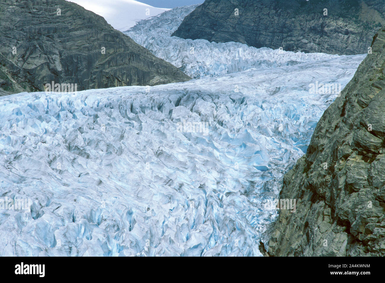Nigardsbreen glacier. Jostedalsbreen National Park, Luster, Sogn og Fjordane. Stock Photo