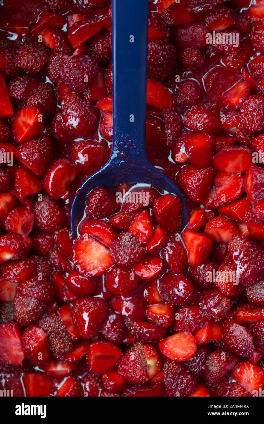 Preserving making jam Stock Photo Alamy