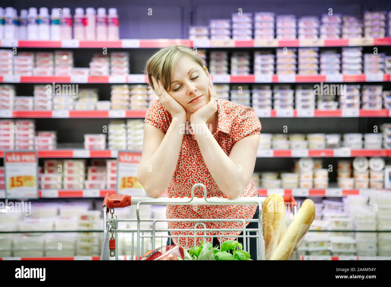 Routine - daydreaming Stock Photo