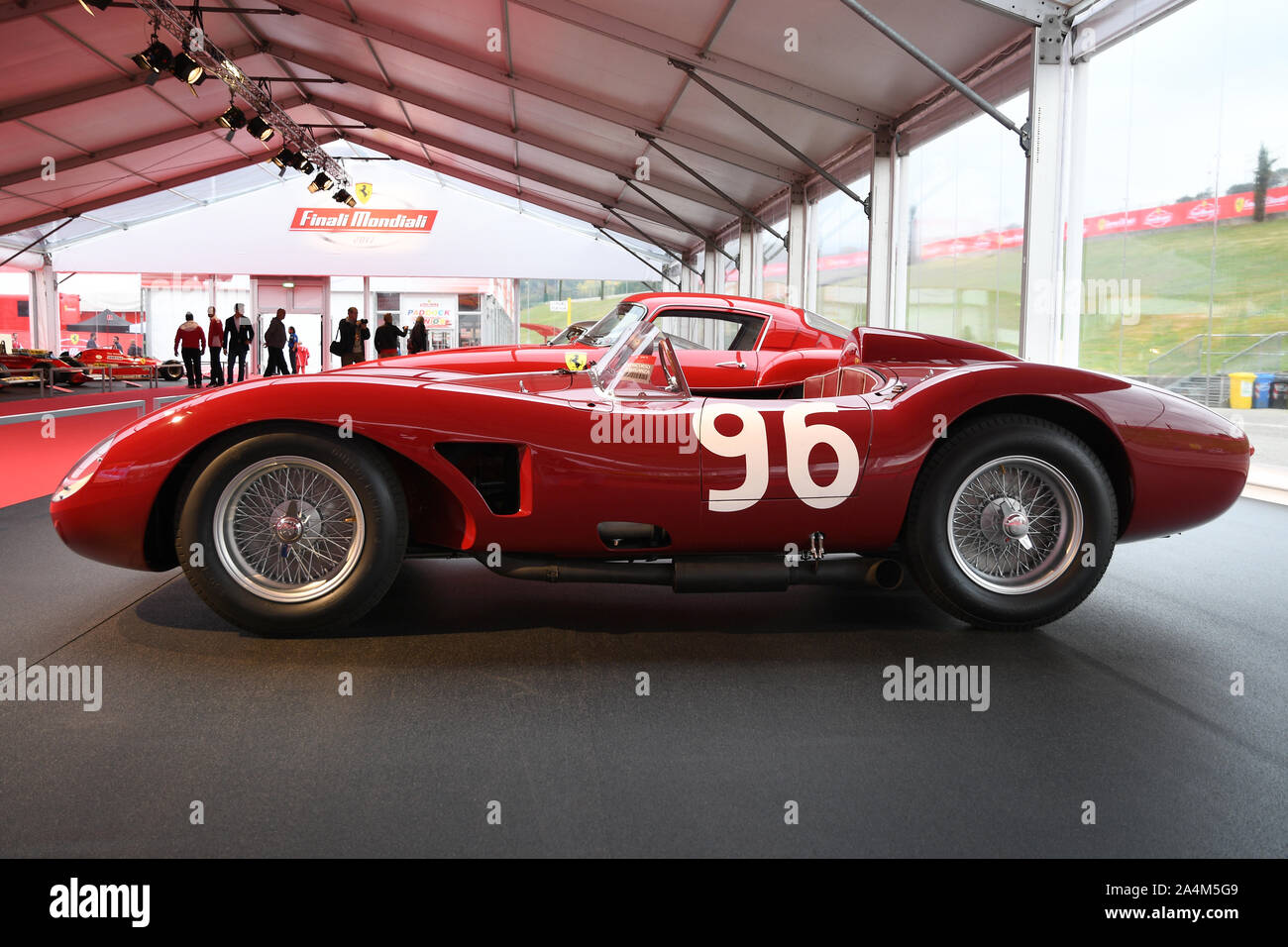 Mugello It October 17 Vintage Ferrari 500 Trc 1957 At Paddock Show Of Ferrari Anniversary 1947 17 In Mugello Circuit Stock Photo Alamy